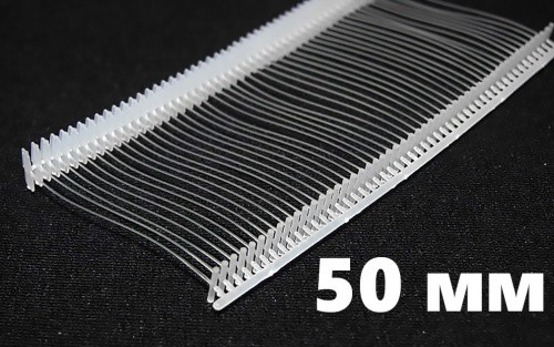 Пластиковые соединители, 50 мм, для толстой иглы