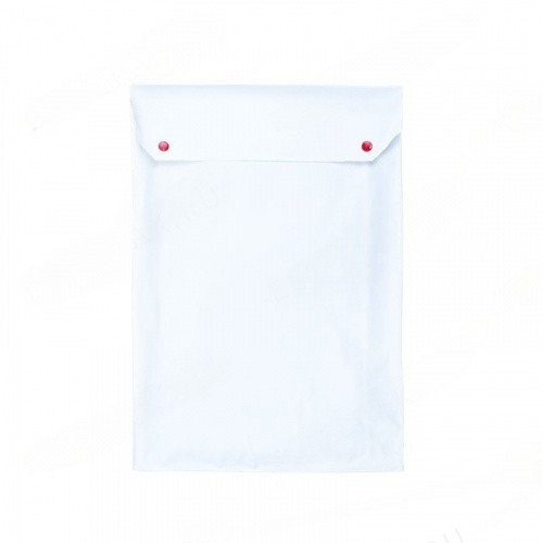 Упаковка для штор и портьер из ПВХ, белая, на кнопках