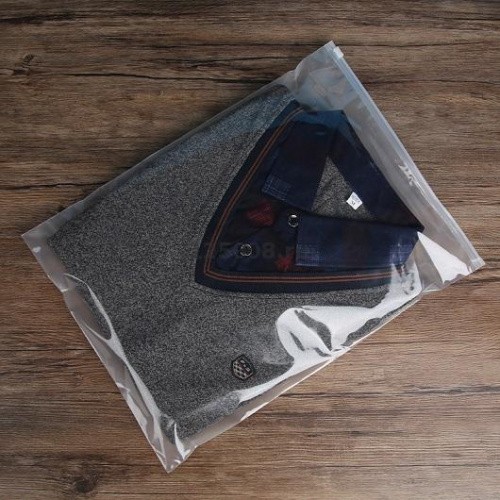 ПАКЕТ СЛАЙДЕР 40х50 см 55 мкрн для одежды ПРОЗРАЧНЫЙ