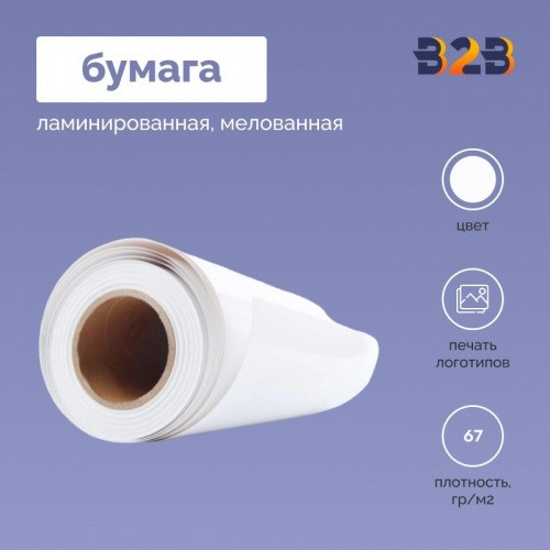 ЛАМИНИРОВАННАЯ МЕЛОВАННАЯ БУМАГА PRIME-PE 67 (г/м2)