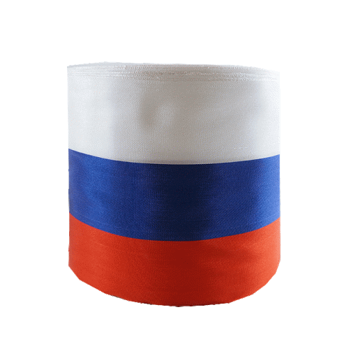 Сатиновая лента триколор 35х300 мм
